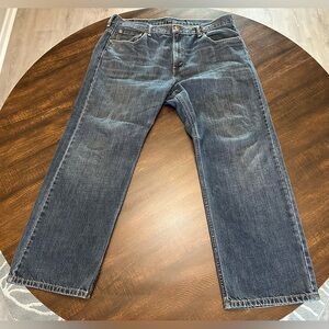 Levi's 569 Loose Straight Jeans Mens 36x29 Blue Denim Relaxed Fit 00569-0041